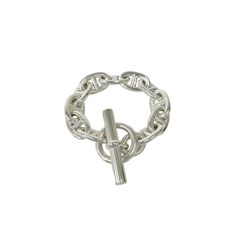 HERMES Silver Charm Bracelet